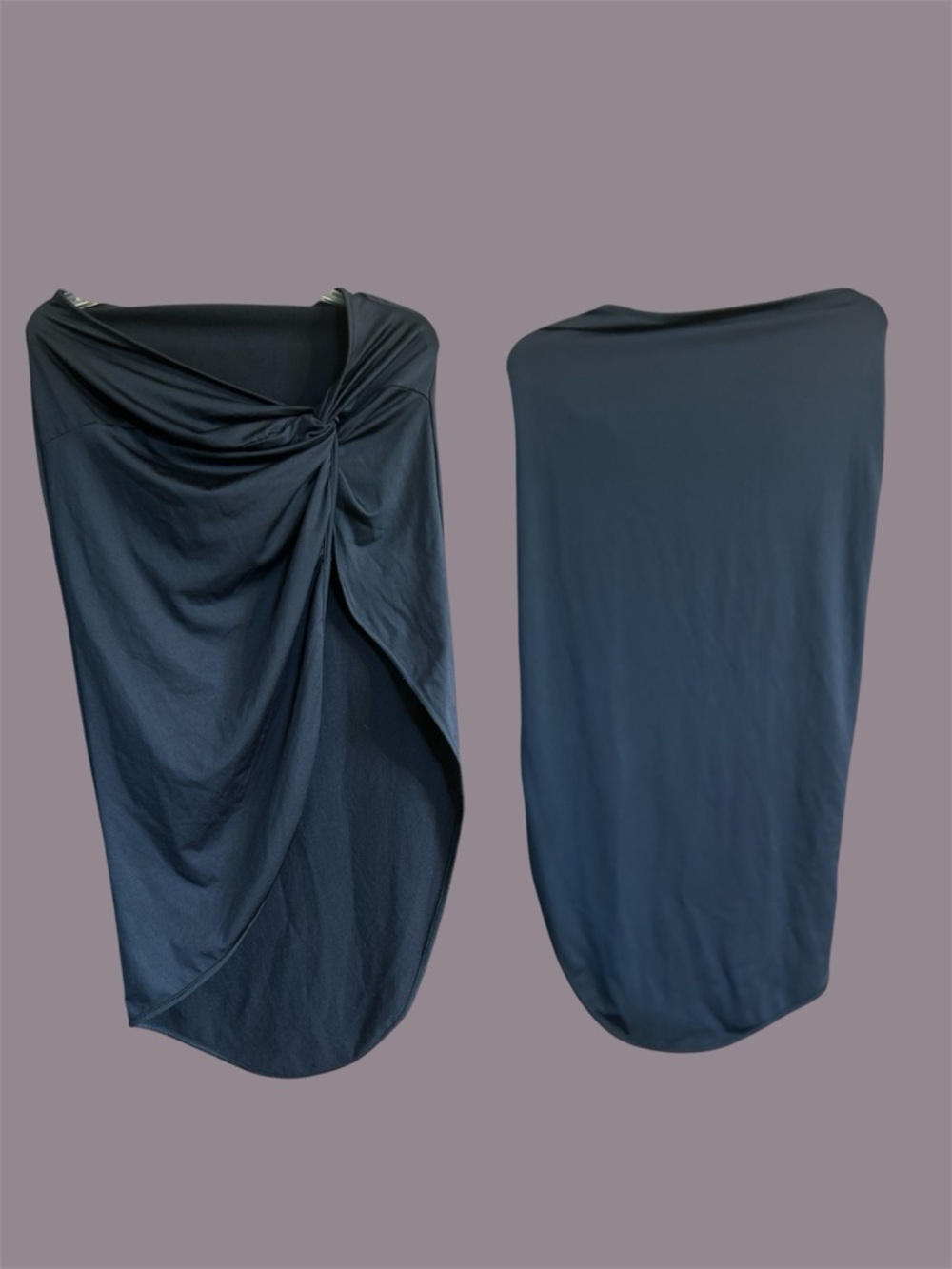 Black Knot-Detail Swim Coverup size Large